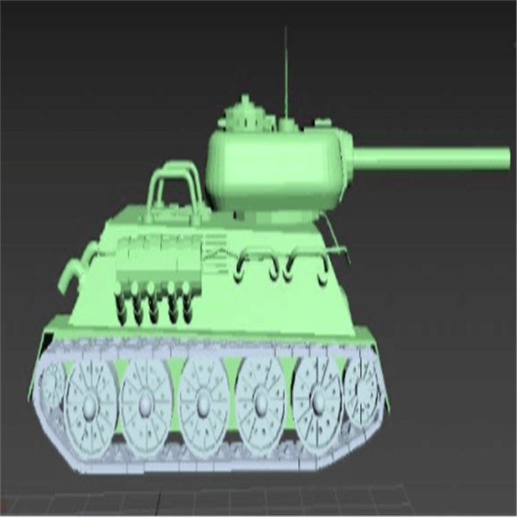 大竹充气军用坦克模型